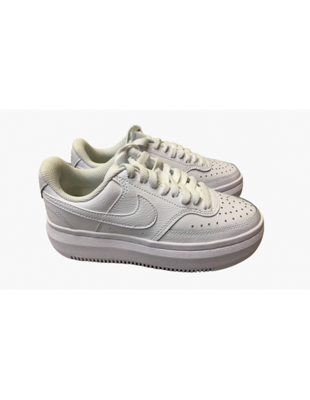 SNEAKERS NIKE COURT VISION ALTA   BIANCA   allacciato gran moda CLASSICA SUPERCOMODA