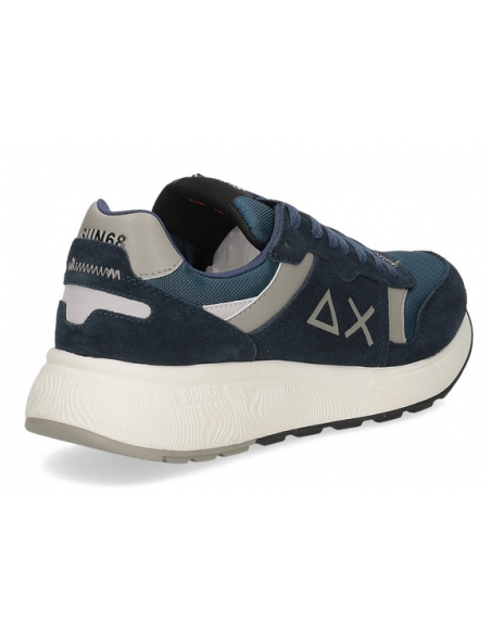 Sneakers Sun68 Daddy Z42127 navy blu  plantare relax estraibile novita 22-23