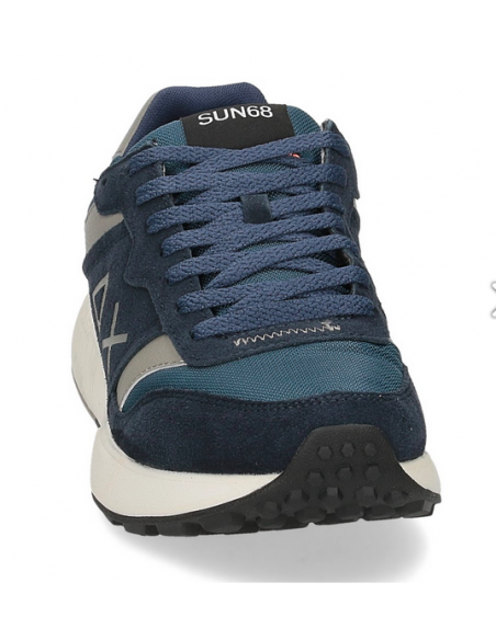 Sneakers Sun68 Daddy Z42127 navy blu  plantare relax estraibile novita 22-23