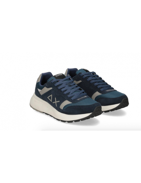 Sneakers Sun68 Daddy Z42127 navy blu  plantare relax estraibile novita 22-23