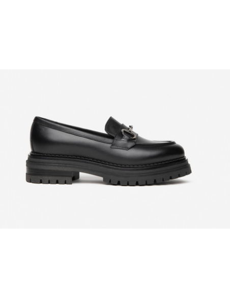 mocassino MORSETTO nero giardini 217715 nero cararmato