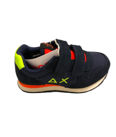 Sneakers SUN 68 Z33302B blu 2 strap plantare estraibile
