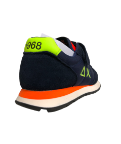 Sneakers SUN 68 Z33302B blu 2 strap plantare estraibile