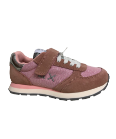 Sneakers SUN 68 Z33403 Pink Rosa Glitter 2 strap plantare estraibile