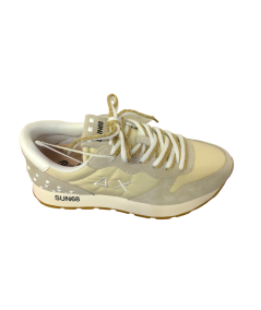 Sneakers SUN 68 Donna Z33206 Porcellana Bege bianco  plantare relax estraibile novita 2023