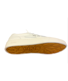 Sneakers SUN 68 UOMO Z33130 CLASSICA Pelle bianco rip nero  plantare relax estraibile novita 2023