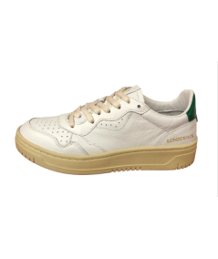 Sneakers LUMBERJACK REBECCASWG9905 01 pelle fiore Bianco suola vintage rialzata