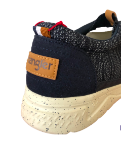 Scarpa uomo Wrangler WM 31170 Mocassino-  TESSUTO TECNICO navy