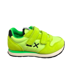 Sneakers bambino SUN 68 Z33301B FLUò Giallo  2 strap plantare estraibile