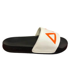 Ciabatta SUN 68 UOMO  CLASSICA fascia bianca R. arancione  plantare relax  novita 2023
