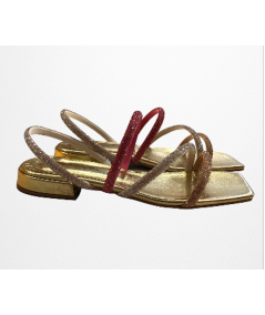 Sandalo elegante Donna PREGUNTA (cinzia soft) 2312016.01 rosè cristal glitter  gran moda
