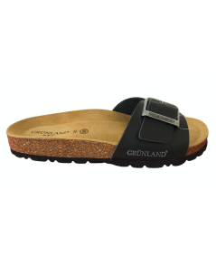 Ciabatta Grunland Sara cb2655 classica nera linea bik plantare anatomico