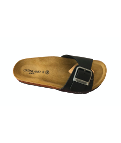 Ciabatta Grunland Sara cb2655 classica nera linea bik plantare anatomico