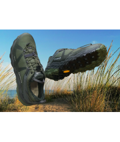 aku scarpa trecking  698 FLYROCK  gtx GREEN GREY  goretex-VIBRAM MEGAGRIP