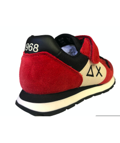 Sneakers SUN 68 Z43307B rosso 2 strap plantare estraibile