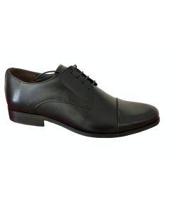 Uomo francesina con taglio Nicola benson 10001 Vitello nero suola piu elegante con un leggero antiscivolo antiscivolo