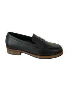 mocassino pelle Nero Giardini  308171 guanto nero suoma gomma e cuoio