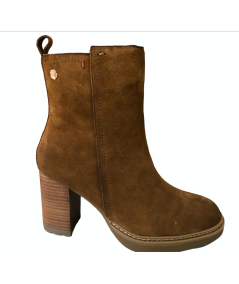Stivaletto Donna Carmela 161108 camoscio marrone tacco e plato