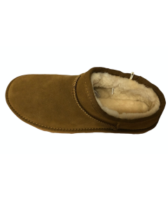 Linea uGG KEYS K , in camoscio marrone fodera scirling suola gomma