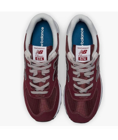 New Balance ML 574 EVM vino   SNEAKERS riporto bianco classiche