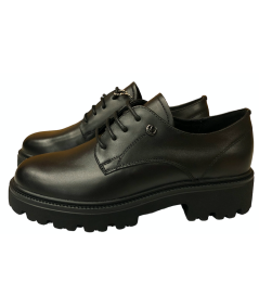 Scarpa Francesina donna KEYS K , in pelle nero  suola gomma leggro cararmato