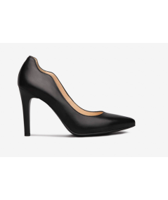 scarpa Decolte donna nero giardini 211070 classica comoda di pelle nera