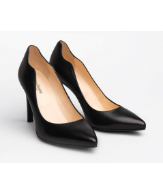 scarpa Decolte donna nero giardini 211070 classica comoda di pelle nera