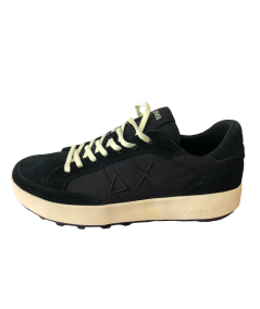 Sneakers SUN 68 UOMO Z43130 Camoscio e tessuto Nero