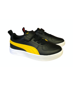 SNEAKER PUMA rickie AC 385836  PELLE BLACK  rip giallo