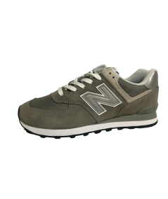 New Balance ML 574 EVG GRIGIO SNEAKERS riporto bianco classiche