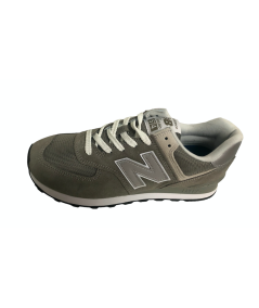 New Balance ML 574 EVG GRIGIO SNEAKERS riporto bianco classiche