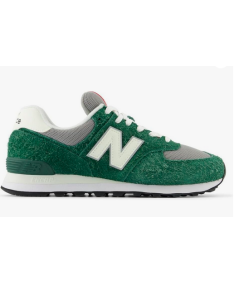 New Balance ML 574GNH VERDE SNEAKERS riporto bianco classiche