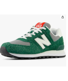 New Balance ML 574GNH VERDE SNEAKERS riporto bianco classiche