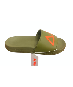 Ciabatta SUN 68 UOMO  CLASSICA fascia militare R. arancione  plantare relax  novita 2023
