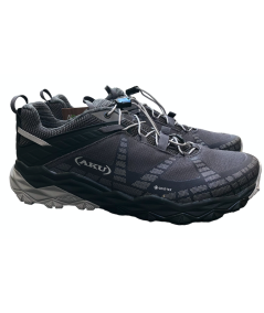 aku scarpa trecking  698 FLYROCK  gtx Black Silver  goretex-VIBRAM MEGAGRIP