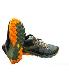 aku scarpa trecking 965 FLYROCK mid gtx military gren orange goretex-VIBRAM MEGAGRIP