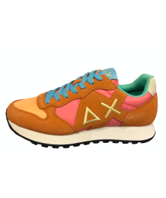 Sneakers SUN 68 UOMO 34115 Camoscio e tessuto carota orange flou traspirante