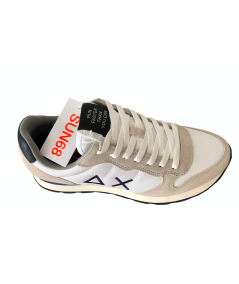 Sneakers SUN 68 UOMO 44101 Camoscio e tessuto bianco r.blu   A.I. 24-25