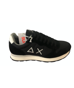 Sneakers SUN 68 UOMO Z4101 Camoscio e tessuto nero grigio traspiranti