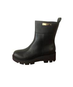 Twin Set 242TCP056 Tronchetto NERO cerniera  E RIPORTO logato oro cararmato