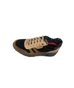sneakers  UOMO Callaghan 45421 pelle nabuk ingrassatot moro  suola rialzata ADAPTACTION