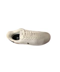 Sneakers Polo Ralph Lauren 809945255002 Pelle Bianca  delavato moda comoda