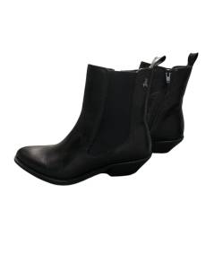 Stivaletto Texsano PATRIZIA PEPE PPJ872 in pelle nero elastico e cerniera