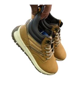 Scarpa uomo Lumberiack smh1701-001 m1144 nabuk ingrassato giallone classico impermiabile