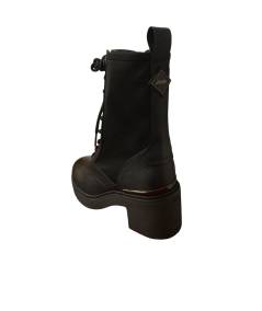 stivale anfibio DONNA  JEEP  JL42650 skyline nero con allacciatura e tacco fodere  antibatterica soft