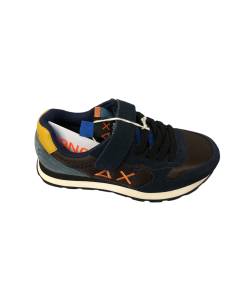 Sneakers SUN 68 Z43305k blu marrone1 strap plantare estraibile