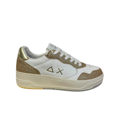 Sneakers SUN 68 donna Z35234 Camoscio pelle Bianco cipria   PE-25 EDIZ LIMITATA