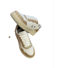 Sneakers SUN 68 donna Z35234 Camoscio pelle Bianco cipria   PE-25 EDIZ LIMITATA