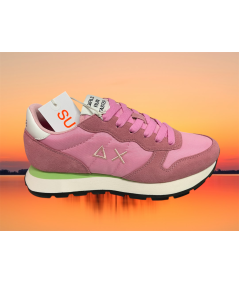 Sneakers SUN 68 donna 35201 camoscio e tessuto rosa    P.E. 25 EDIZ LIMITATA