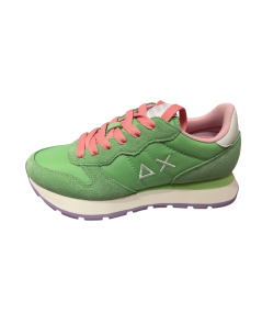Sneakers SUN 68 donna 35201 camoscio e tessuto verde    P.E. 25 EDIZ LIMITATA